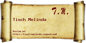 Tisch Melinda névjegykártya